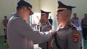 Kapolres Way Kanan Pimpin Sertijab Kapolsek Way Tuba 