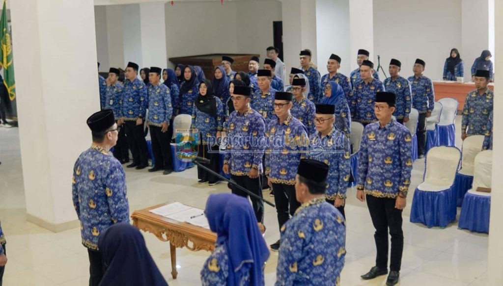 Pemkab Pesibar Gelar Pengukuhan Dan Pelantikan DP Korperi Juga Rakor Korpri