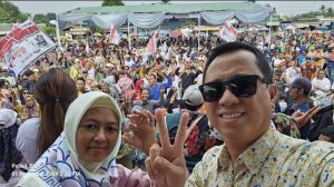 Relawan Rakyat Tubaba Bersatu Bersama Warga Tiyuh Wonokerto Menangkan KOKO