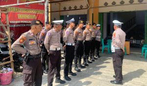 Polres Pesisir Barat Perketat Keamanan Di Gudang Logistik KPUD