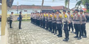 Bhabinkamtibmas Polsek Jajaran Polres Pesisir Barat Siap Dukung Asta Cita Presiden