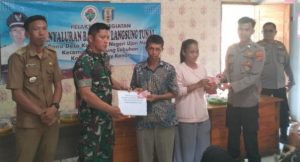 Kapolsek Gunung Labuhan Beri Himbauan Saat Monitoring Penyaluran BLT Dana Desa