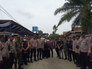 Polres Way Kanan Lakukan Pam Kampanye Terbatas Paslon Pilkada di 4 Titik Lokasi Berbeda