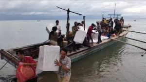 Polsek Pematang Sawa Kawal Pengembalian Kotak Suara Pemilu dari Wilayah Terpencil ke PPK