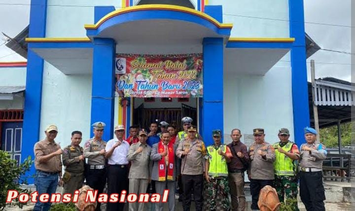 Polres Lampung Barat Berkomitmen Laksanakan pengamanan Perayaan Natal