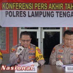 Konferensi Pers Akhir Tahun, Kapolres Lampung Tengah Paparkan Capaian Kinerja di Tahun 2024