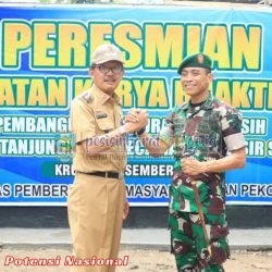 Bupati Agus Istiqlal Resmikan Saluran Air Bersih Di Talang Meranjat Tanjung Setia.