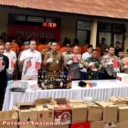 Polres Pesisir Barat Gelar Rilis Akhir Tahun 2024, Capaian Positif Dalam Penanganan Kasus Dan Keamanan Wilayah