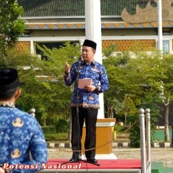 Pemkab Pringsewu Gelar Apel Perdana Tahun 2025