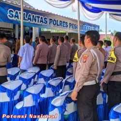 Polres Pesisir Barat Gelar Syukuran HUT Ke-2 dan Launching Satpas 2540 untuk Peningkatan Pelayanan Publik