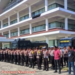 Polres Pesisir Barat Pastikan Keamanan Rapat Paripurna Penetapan Paslon Bupati dan Wakil Bupati 2025-2030