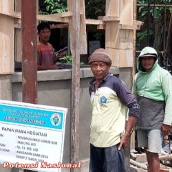 Pembangunan Sumur Bor di Tanjung Jati Terkendala Batu Hitam.
