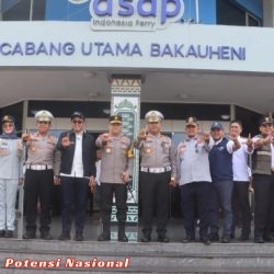 Kakor Lantas Polri Tinjau Kesiapan Operasi Ketupat Krakatau 2025 di Pelabuhan Bakauheni