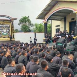 402 Siswa PSHT NIC 068 Cabang Lambar Ikuti UKT Sabuk Hijau ke Putih