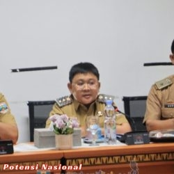 Wabup Pimpin Rapat Terkait Kerusakan Jembatan Gantung Way Pemerihan Bengkunat