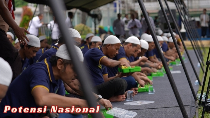 Menteri Imipas Makan Bersama Warga Binaan Rutan Cipinang