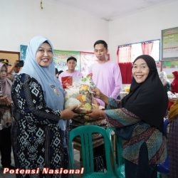 Wabup Pringsewu Buka Gerakan Pangan Murah Bersubsidi di Kecamatan Pagelaran