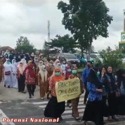 ASN dan Kepala Pekon di Pringsewu Gelar Aksi Damai Saat Jam Kerja, Dipertanyakan Netralitasnya