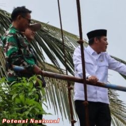 Bupati Dedi Irawan Tinjau Kerusakan Jembatan Gantung Way Pemerihan, Pemkab Pesibar Siap Lakukan Pembangunan