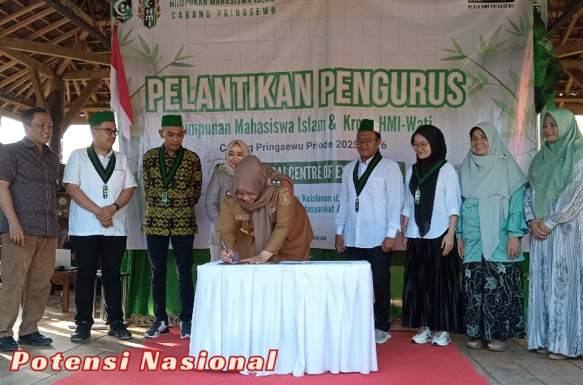 Wabup Pringsewu Harapkan HMI Dan KOHATI Berkontribusi Dalam Pembangunan