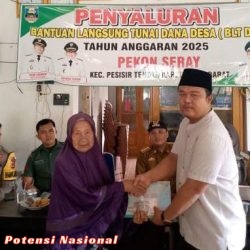 Pemdes Serai Salurkan BLT-DD Tahap Pertama 2025 kepada 39 KPM