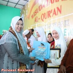 250 Siswa MTs Negeri Pringsewu Ikuti Wisuda Tahfidz Al-Quran
