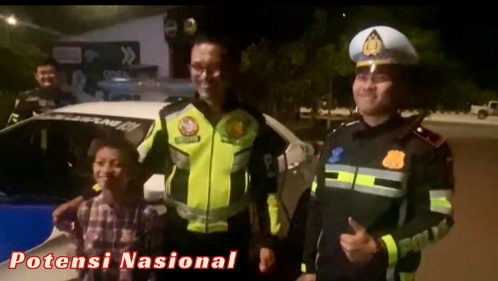 Anak Tertinggal di Rest Area Saat Arus Balik, Polisi Bertindak Cepat