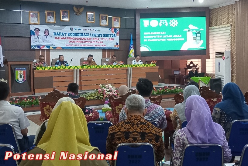 Pemkab Pringsewu Gelar Rapat Persiapan VLH Kabupaten Layak Anak