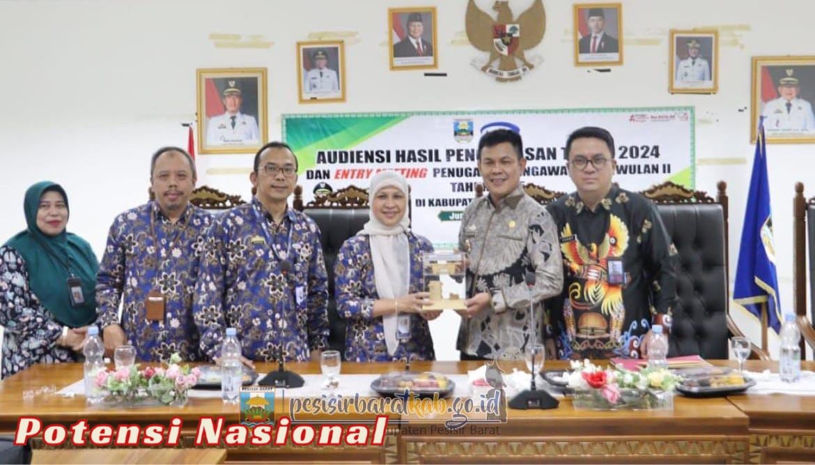 Pemkab Pesibar Gelar Audiensi Bersama Perwakilan BPKP Provinsi Lampung