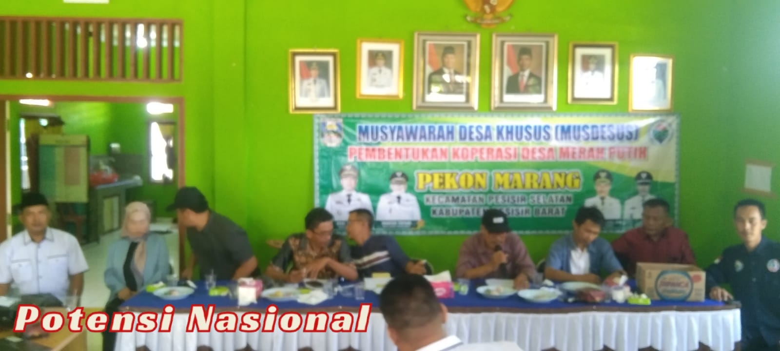 Koperasi Merah Putih Resmi Dibentuk di Pekon Marang