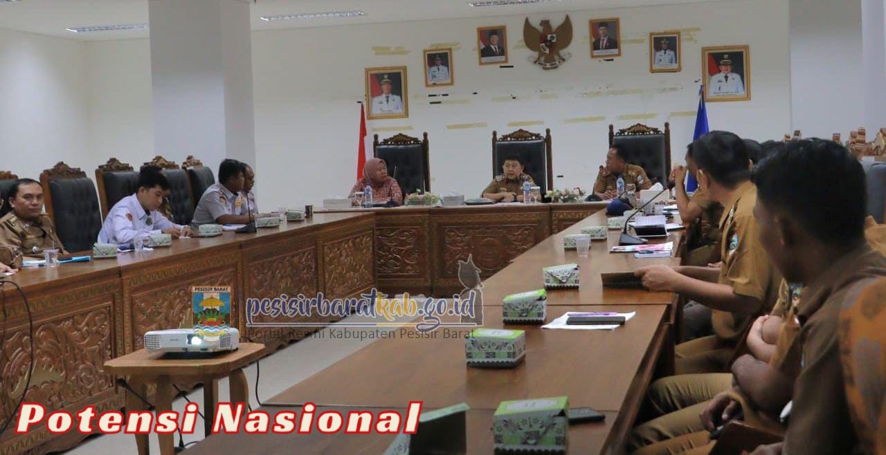 Pemkab Pesibar Gelar Rakor Penetapan Giat 100 Hari Pengabdian Bupati Dan Wakil
