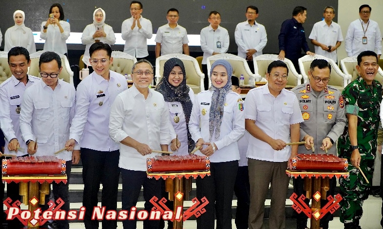 Wabup Pringsewu Hadiri Dialog Peluncuran Percepatan Pembentukan Koperasi Desa/Kelurahan Merah Putih