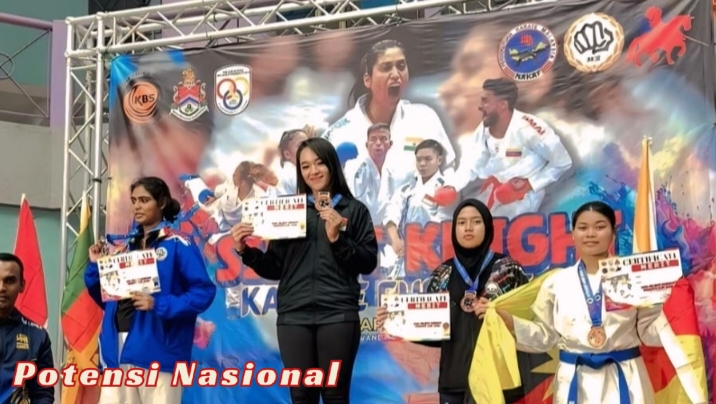 Bripda Jessica, Polwan di Polda Riau, Sabet Medali Emas Kejuaraan Karate di Malaysia