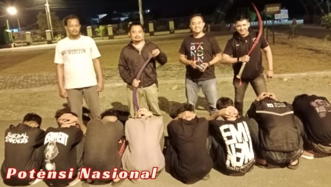 Delapan Pemuda Pelaku Tawuran, Bongkar Kelompok Gangster “BOM21”
