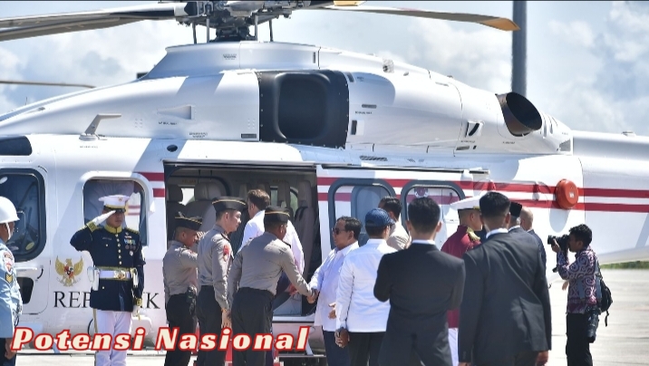 Helikopter AW 189 Polri Melaksanakan Pelayanan Penerbangan Kepresidenan untuk Presiden RI dan Presiden Perancis