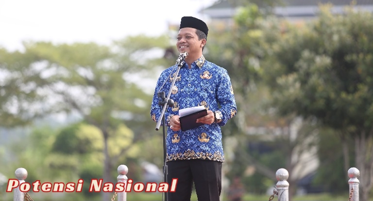 Pemkab Pringsewu Gelar Upacara Peringatan Hari Kearsipan, Harkitnas, Harlah Pancasila & Hari Lingkungan Hidup Sedunia
