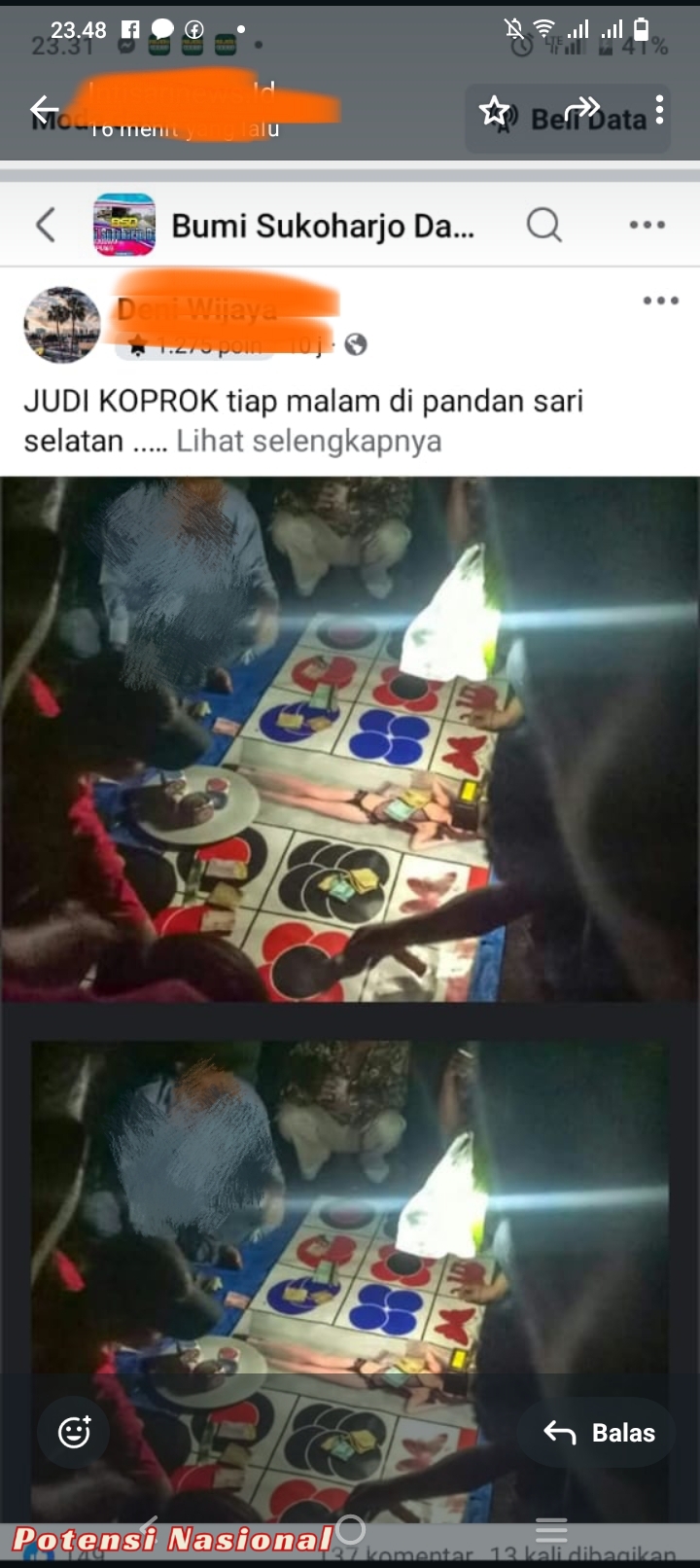 Aktivitas Judi Koprok di Pekon Pandansari Selatan Resahkan Warga
