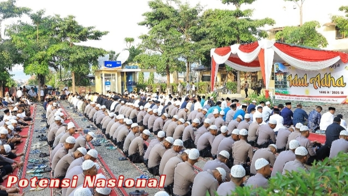 Iduladha di Polda Lampung: Maknai Qurban dengan Keikhlasan dan Pengorbanan