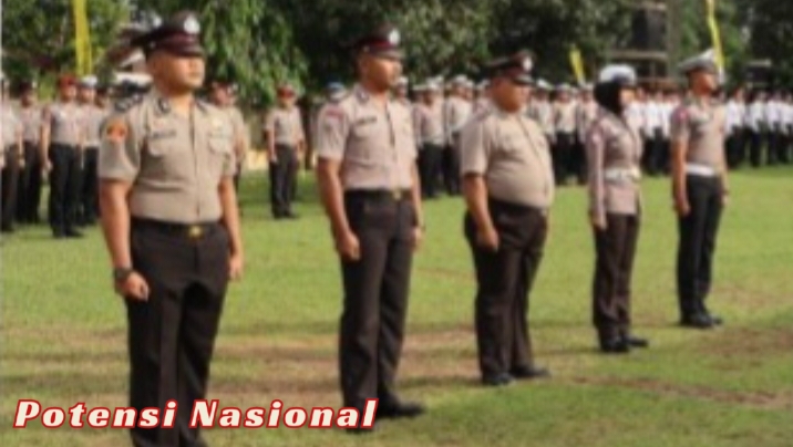 HUT Bhayangkara Ke – 79 , Sebanyak (44) Personil naik Pangkat
