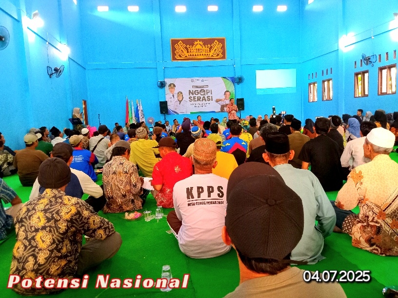 Bupati Pringsewu Ngopi Serasi Bersama Masyarakat Margosari