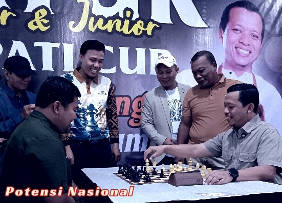 Bupati Pringsewu Buka Open Tournament Catur Nasional