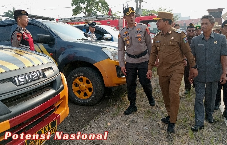 Bupati Pringsewu Hadiri Apel Gelar Pasukan Operasi Patuh Krakatau 2025