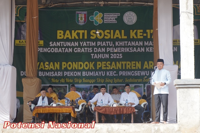 Bupati Pringsewu Hadiri Bakti Sosial Ke-17 Yayasan Pondok Pesantren Ar-Rahman