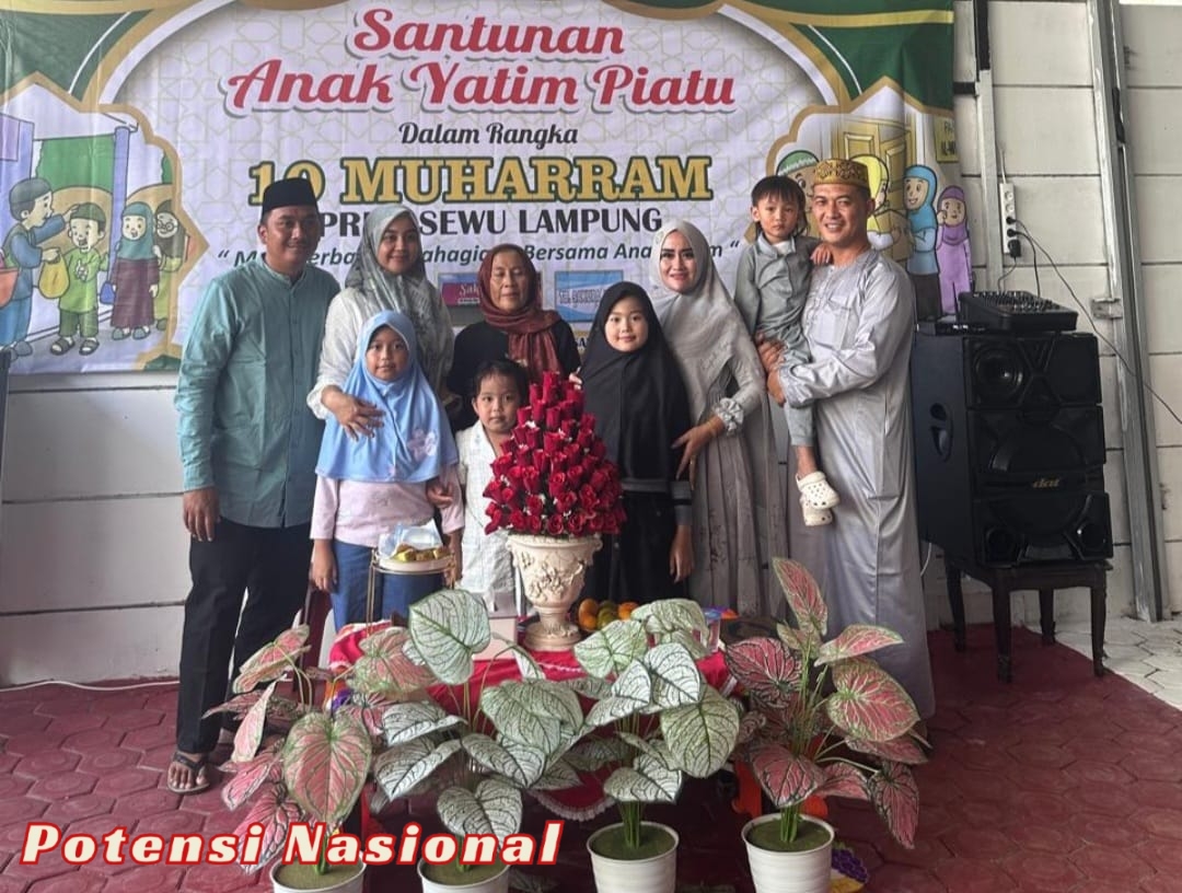 Pengusaha Ternama Lampung Nova Yudi Santuni Anak Yatim pada 10 Muharram