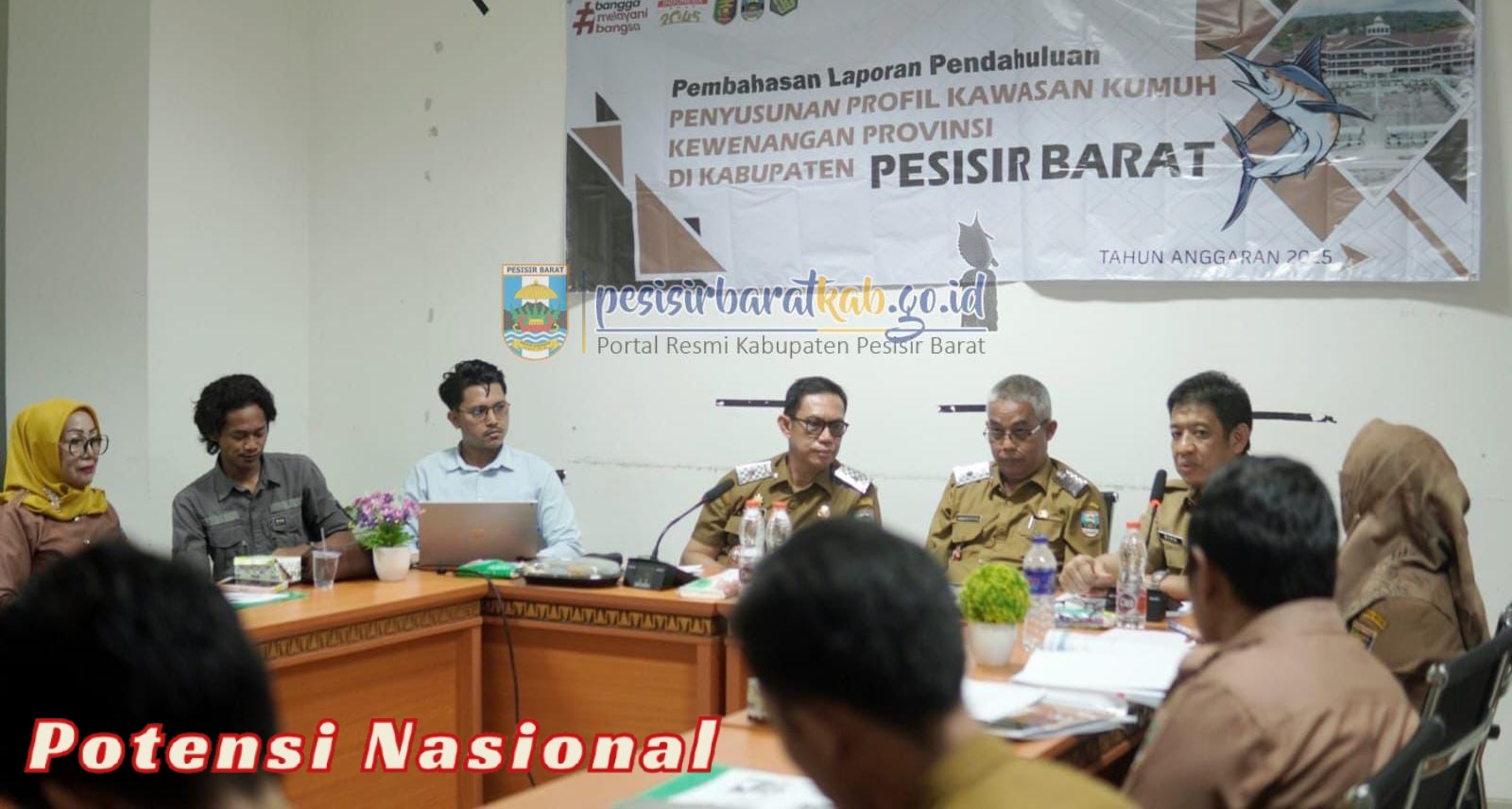 Asisten III Gunawan Buka Rapat Pembahasan Laporan Pendahuluan Penyusunan Profil Kawasan Kumuh