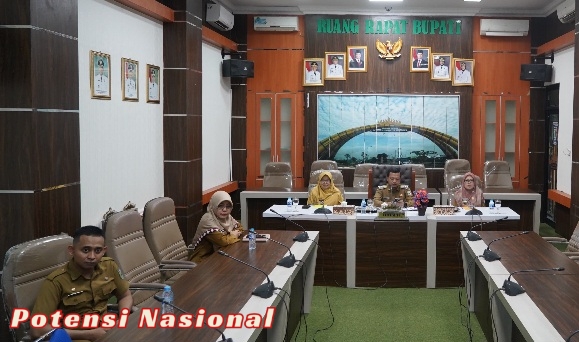 Bupati Pringsewu Ikuti Upacara Pelantikan Lulusan IPDN Angkatan XXXII Secara Virtual