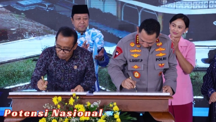 Kapolri Jenderal Polisi Drs. Listyo Sigit Prabowo meresmikan SMA Kemala Taruna Bhayangkara dan SMA Global Darussalam Academy