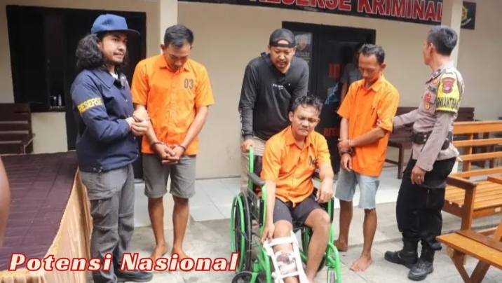 Sektor Gadingrejo Berhasil Mengungkap Perampokan Di Agen BRILink di Pekon Wonosari