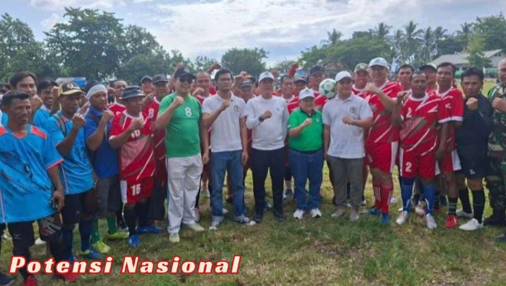 Bupati-Wakil Bupati Pesibar Resmi Buka Turnamen Cup 2025