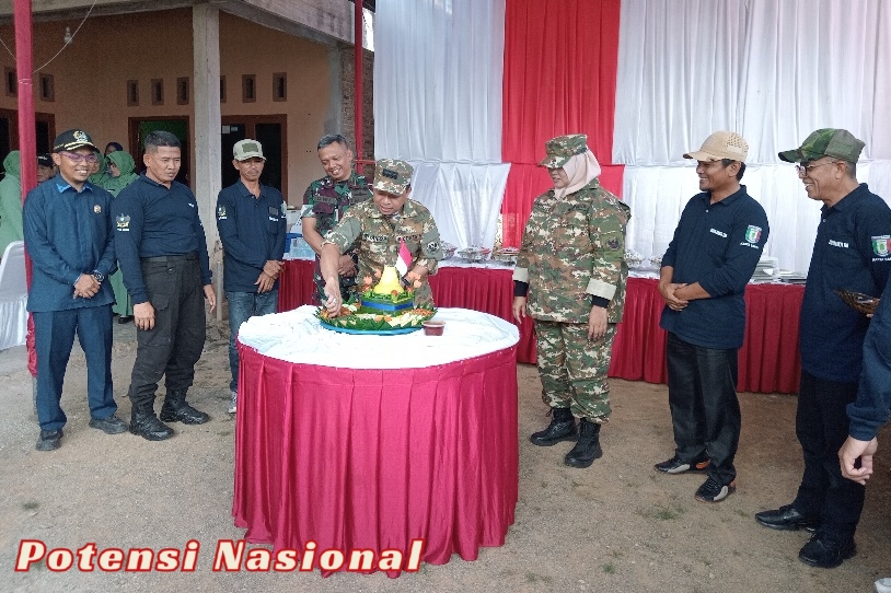 Bupati Pringsewu Tutup Karya Bakti TNI Di Tanjungrusia Timur